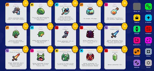 Payroll Dice: Roguelike мод меню скриншот 3