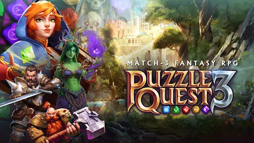 Puzzle Quest 3: RPG Adventure мод скриншот 1