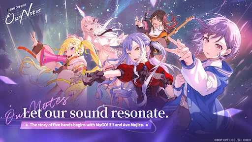 BanG Dream! Our Notes мод скриншот 1