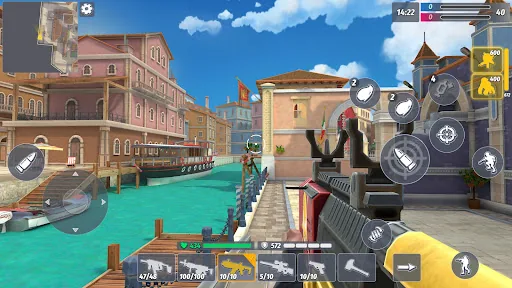 Contra Guns: FPS и PvP Шутер мод меню скриншот 3