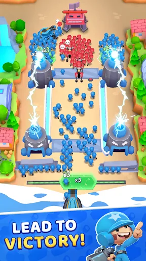Grunt Rush: Тактика и сражение мод скриншот 1